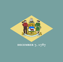 The Flag of Delaware Square
