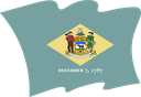 The Flag of Delaware Wavy II