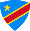 The Flag of Democratic Republic of Congo Shielded II