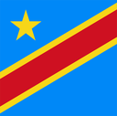 The Flag of Democratic Republic of Congo Square