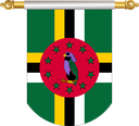 The Flag of Dominica Hanging Banner II