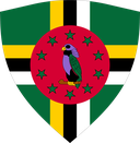 The Flag of Dominica Shielded II