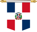 The Flag of Dominican Republic Hanging Banner III