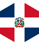 The Flag of Dominican Republic Hexagon II