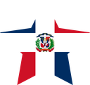 The Flag of Dominican Republic Star