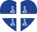 The Flag of Drapeau Aux Serpents De La Martinique Map Pin
