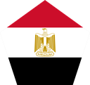 The Flag of Egypt Pentagon