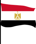 The Flag of Egypt Pole Flag III