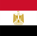 The Flag of Egypt Square