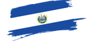 The Flag of El Salvador Brushed