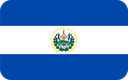 The Flag of El Salvador Rounded Rectangle