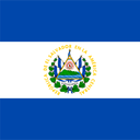 The Flag of El Salvador Square