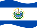 The Flag of El Salvador Wavy I