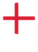 The Flag of England Map Pin