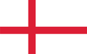 The Flag of England Rounded Rectangle