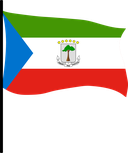 The Flag of Equatorial Guinea Pole Flag III