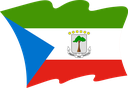 The Flag of Equatorial Guinea Wavy II