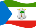 The Flag of Equatorial Guinea Wavy I