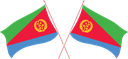 The Flag of Eritrea Crossed Flags
