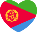 The Flag of Eritrea Heart