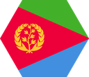The Flag of Eritrea Hexagon I