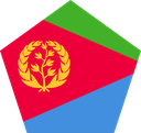 The Flag of Eritrea Pentagon