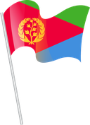 The Flag of Eritrea Pole Flag I
