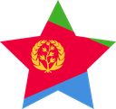 The Flag of Eritrea Star