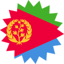 The Flag of Eritrea Star Burst