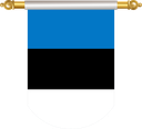The Flag of Estonia Hanging Banner II