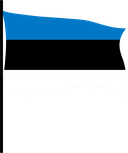 The Flag of Estonia Pole Flag III