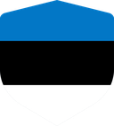 The Flag of Estonia Shielded I