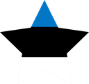 The Flag of Estonia Star
