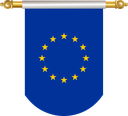 The Flag of European Union Hanging Banner II