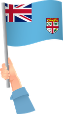 The Flag of Fiji Handheld