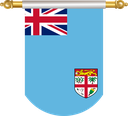 The Flag of Fiji Hanging Banner II