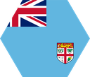 The Flag of Fiji Hexagon I