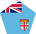 The Flag of Fiji Pentagon