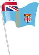 The Flag of Fiji Pole Flag I