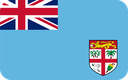 The Flag of Fiji Rounded Rectangle