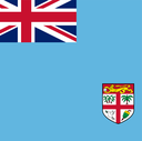 The Flag of Fiji Square