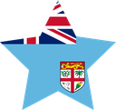 The Flag of Fiji Star