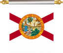 The Flag of Florida Hanging Banner IV
