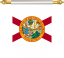 The Flag of Florida Hanging Banner III