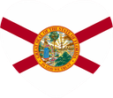 The Flag of Florida Heart