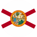 The Flag of Florida Round