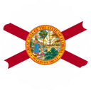 The Flag of Florida Scallop Circle