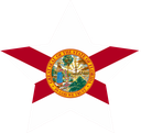 The Flag of Florida Star