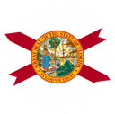 The Flag of Florida Star Burst