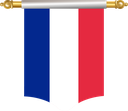 The Flag of France Hanging Banner I
